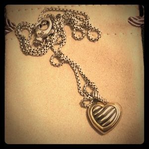 100% Authentic David Yurman heart necklace